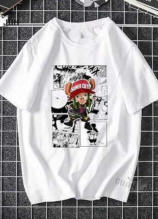 Футболка loys с принтом one-piece super cute m