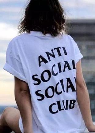 Футболка anti social social club | женская s