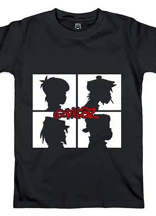 Футболка loys gorillaz чорна футболка loys горилаз унісекс xs
