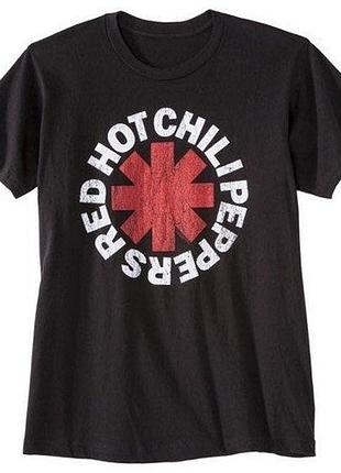 Футболка чорна loys red hot chili peppers tee s
