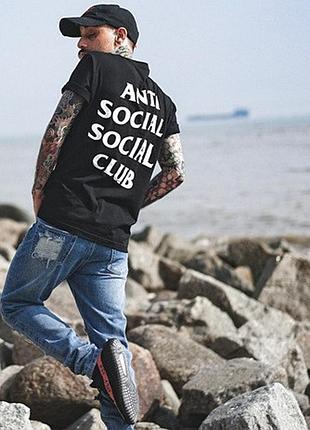 Футболка anti social social club чоловіча assc m