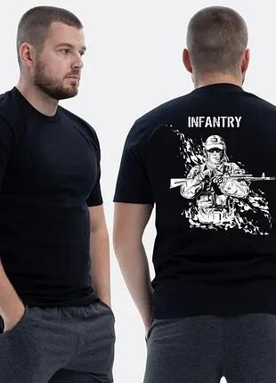 Футболка loys зсу с принтом infantry военный в балаклава с автоматом xl