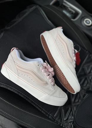 Женские кроссовки стильные красивые ванс кну скуул vans knu skool 39 37