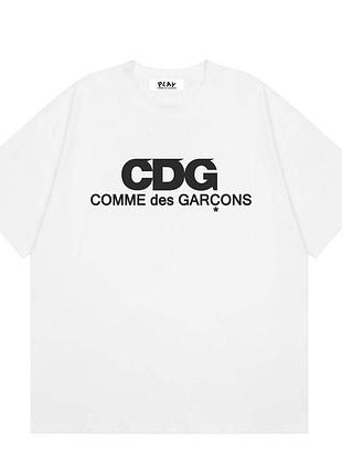 Футболка loys comme des garçons ком дез гарсон черная очень хорошее качество 100% хлопок xs