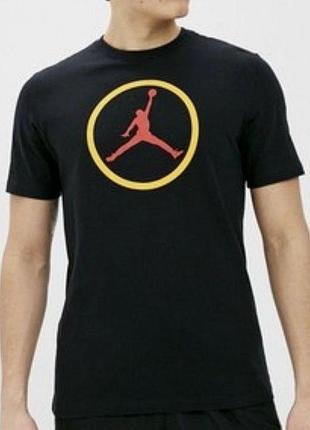 Футболка loys jordan джордан черная очень хорошее качество 100% хлопок xs