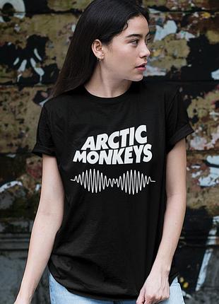 Футболка loys arctic monkeys (logo) черный xs