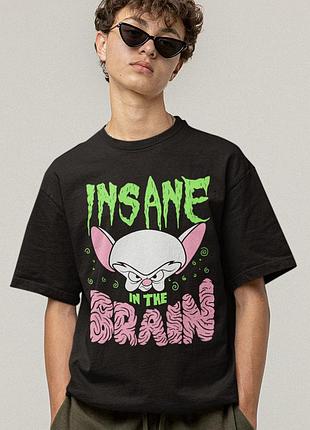 Футболка loys унисекс animaniacs (insane in the brain) черный xs