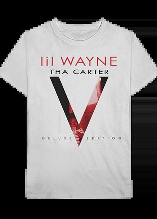 Футболка белая lil wayne / лил вейн мерч s