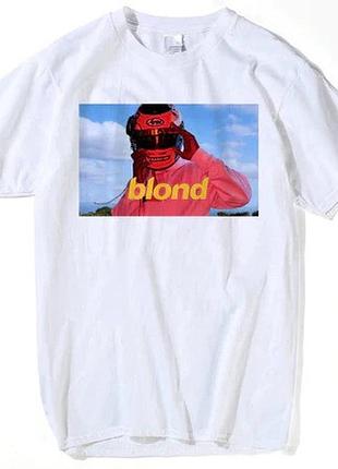 Футболка белая frank ocean ''blond'' helmet t-shirt m