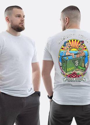 Футболка loys зсу с принтом sunset goons девочки ящик снарядов пляж солнце s