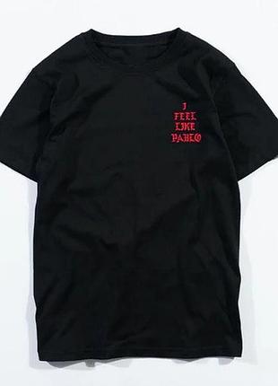 Футболка чорна kanye west t.l.o.p t-shirt xl