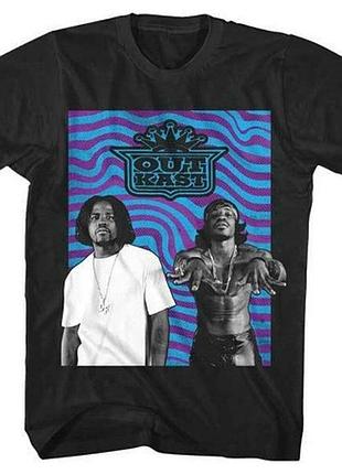 Футболка чёрная outkast wavy stankonia t-shirt xl
