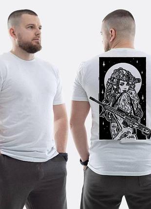 Футболка loys зсу з принтом sunset goons дівчина з автоматом xs