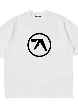 Біла футболка loys aphex twin logo унісекс апекс твін апекс твін xs