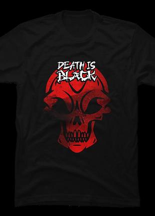 Повсякденна футболка loys з принтом death is black xs