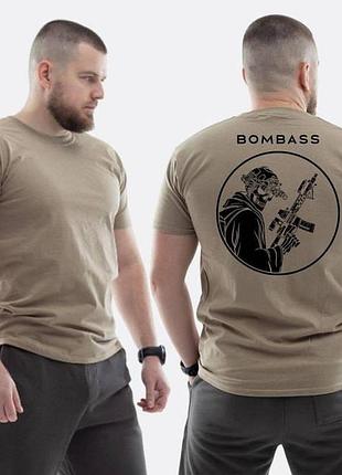 Футболка loys класична з принтом bombass військовий скелет з гвинтівкою xs