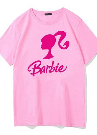 Футболка розовая барби. barbie head t-shirt s
