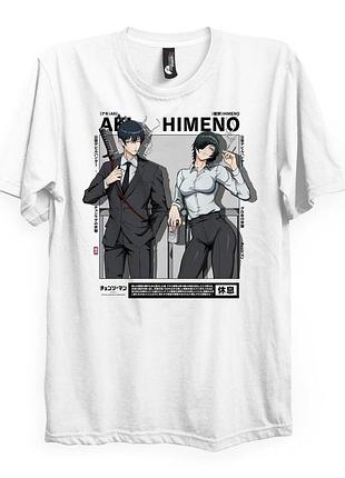 Футболка белая loys aki x himeno