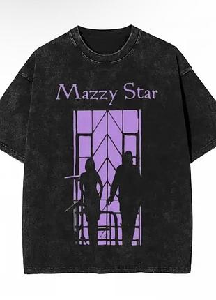 Футболка loys вінтаж повсякденна з графічним принтом mazzy star xs