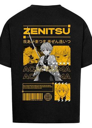 Футболка loys з принтом y2k demon slayer x zenitsu x street xs