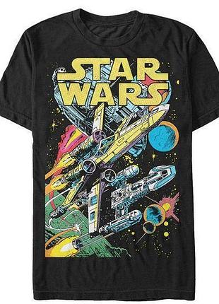 Футболка loys з принтом star wars galactic comic scene xl