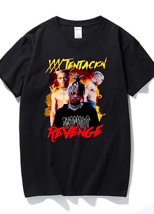 Футболка чёрная xxxtentacion ''revenge'' vintage look t-shirt m