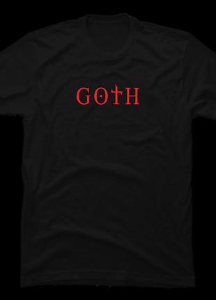 Повсякденна футболка loys з принтом goth xs