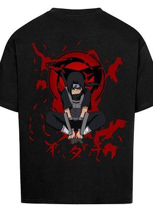 Футболка loys з принтом y2k itachi x sharingan xs