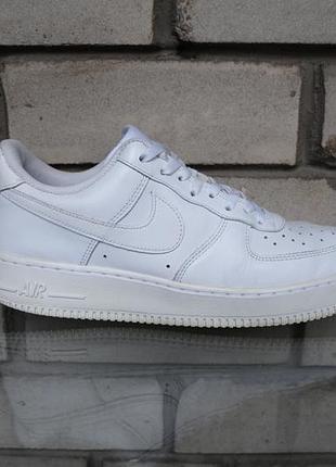 Nike air force 1 07 low white jodan dunk кросівки білі снікерси кеди чоловічі шкіряні sb 315122-111 bape supreme