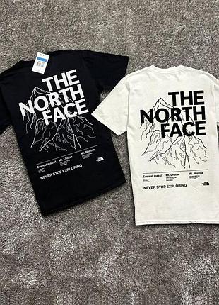 Футболка loys the north face mountains xxl, чорний xs