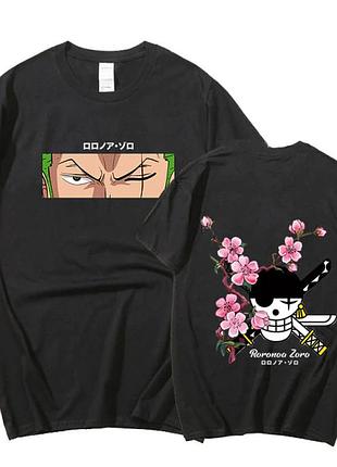 Футболка loys с принтом one-piece ророноа зоро l