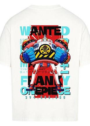 Футболка loys з принтом y2k one piece x franky x wanted xs