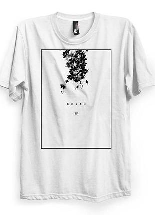 Повсякденна футболка loys з принтом death (monochrome) xs