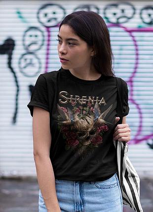 Футболка loys sirenia (dim days of dolor north american tour shirt) черный xs