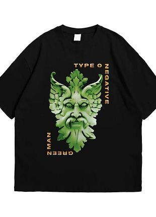 Футболка loys с принтом type o negative green man черный s