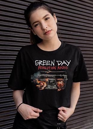 Футболка loys green day (revolution radio) черный s