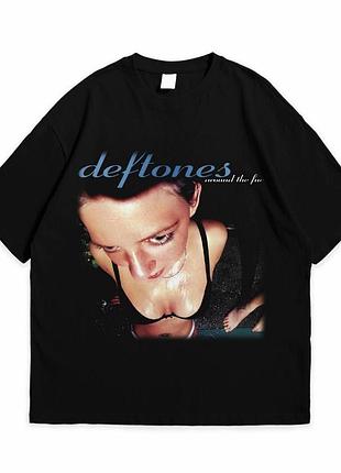 Футболка loys с принтом deftones around the fur черный xs