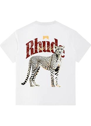 Футболка loys rhude руд бавовняна з принтом у2к art.006 xs