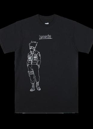 Футболка черная loys kakashi silhouette