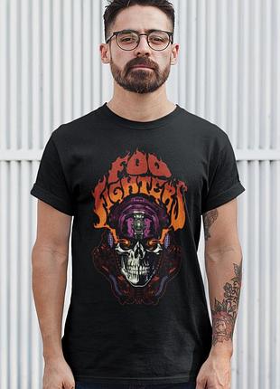 Футболка loys унисекс foo fighters (mechanical skull) черный xs