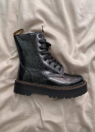 Лаковые ботинки dr martens