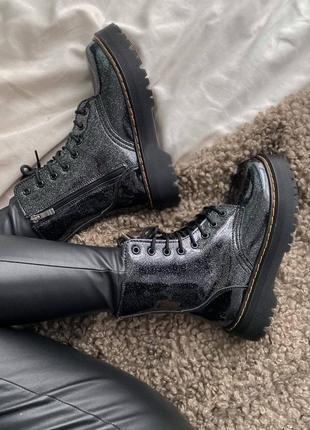 Лаковые ботинки dr martens6 фото