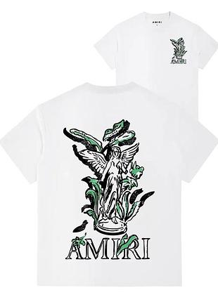Футболка loys amiri амірі бавовняна з принтом у2к art.039 xs
