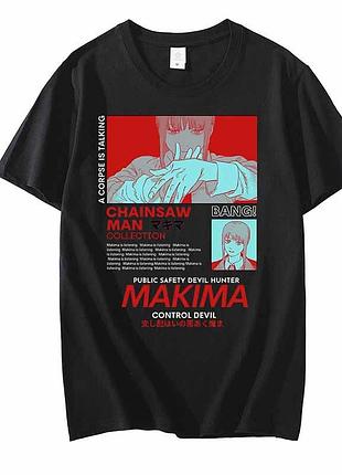 Футболка loys аниме макима xxl