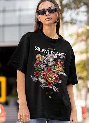 Футболка loys silent planet (superbloom) чорний xs