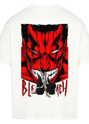 Футболка белая loys bleach x kenpachi