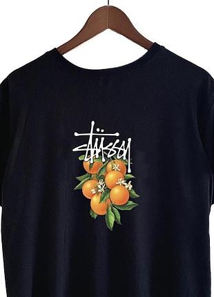 Футболка loys stussy orange біг лого xl