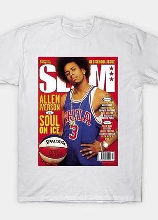Повсякденна футболка loys allen iverson slam cover t-shirt xs