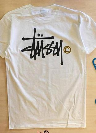 Футболка loys повсякденна stussy біла xs