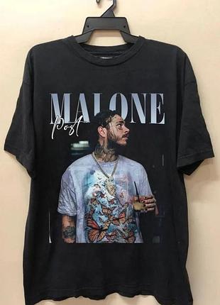 Футболка черная loys рэп post malone m